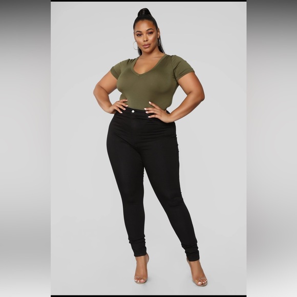 Classic high waisted skinny jeans - Picture 2 of 6